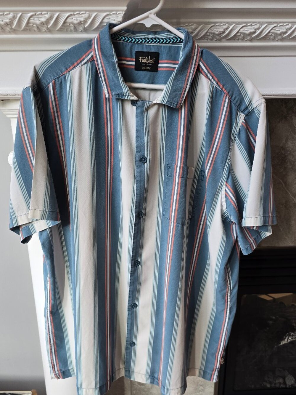 Far West short sleeve button up shirt 2 XL